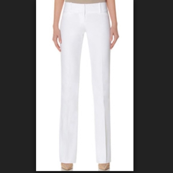 bootcut white pants